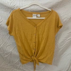 Rachel Zoe 100% linen knit top